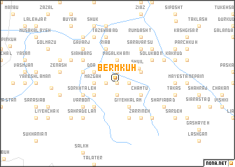 map of Bermkūh