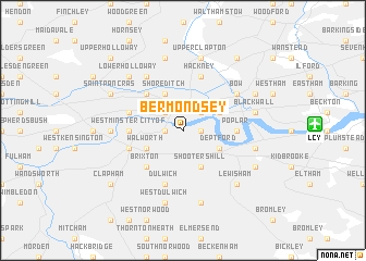 map of Bermondsey