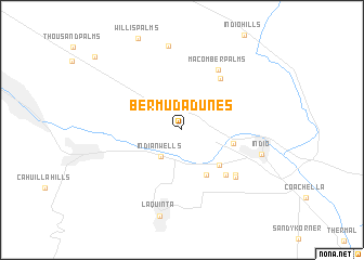 map of Bermuda Dunes