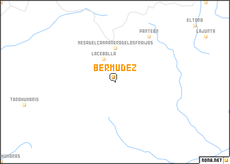 map of Bermúdez