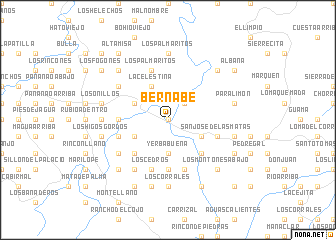 map of Bernabé