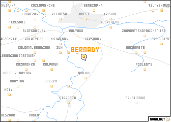 map of Bernady