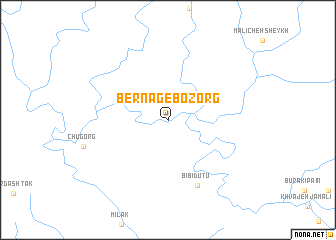 map of Bernag-e Bozorg