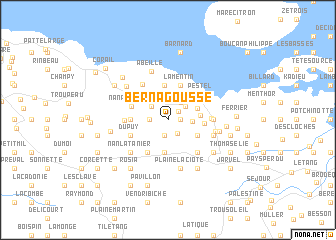 map of Bernagousse