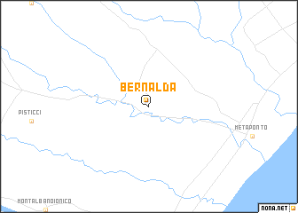 map of Bernalda