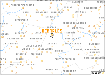 map of Bernales