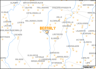 map of Bernaly