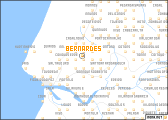 map of Bernardes