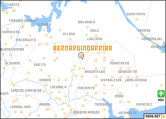 map of Bernardino Arriba