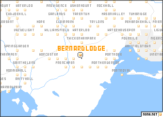 map of Bernard Lodge