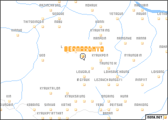 map of Bernardmyo