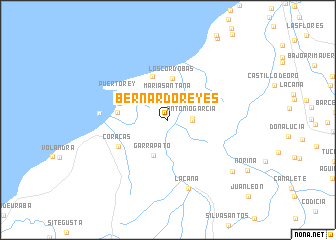 map of Bernardo Reyes