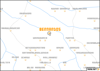 map of Bernardos