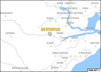 map of Bernardo