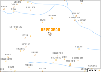 map of Bernardo