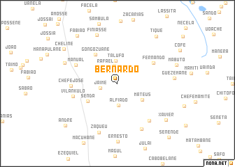 map of Bernardo