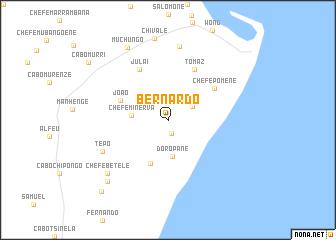 map of Bernardo