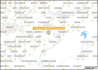 map of Bernardshammer