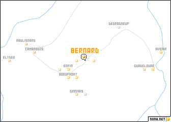 map of Bernard