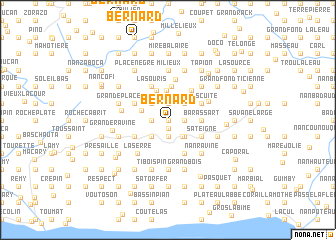 map of Bernard