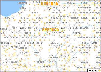 map of Bernard