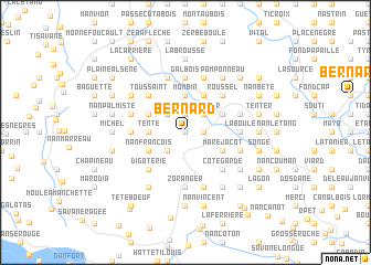 map of Bernard