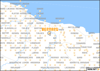 map of Bernard