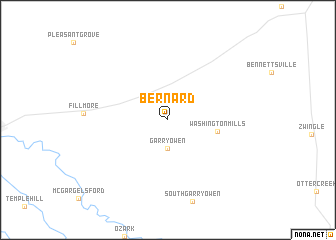 map of Bernard