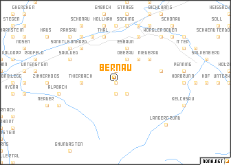 map of Bernau