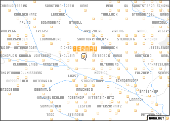 map of Bernau
