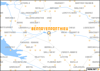 map of Bernay-en-Ponthieu