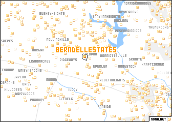 map of Berndell Estates