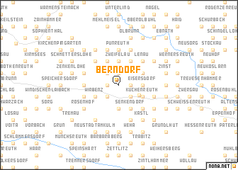 map of Berndorf