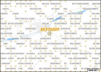 map of Berndorf