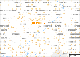 map of Berndorf