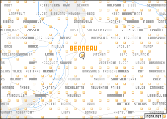 map of Berneau