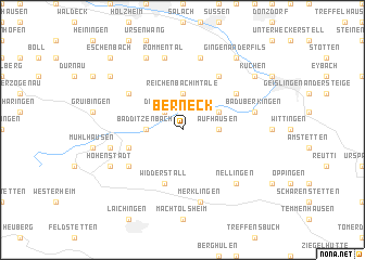 map of Berneck