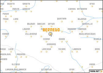 map of Bernedo