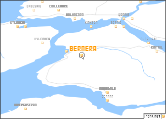 map of Bernera