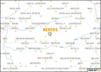 map of Bernes