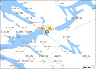 map of Bernes