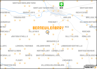 map of Berneuil-en-Bray