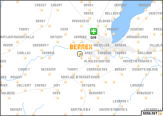 map of Bernex