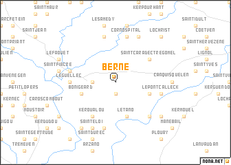 map of Berné