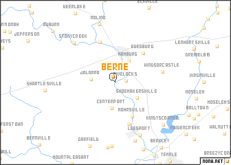 map of Berne