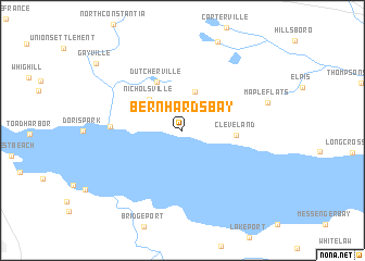 map of Bernhards Bay