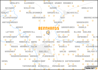 map of Bernhards