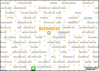 map of Bernhofen