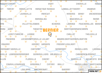 map of Bernier