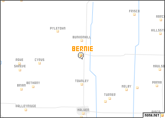 map of Bernie